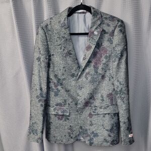 Edge Floral Patterned Blazer Size s
